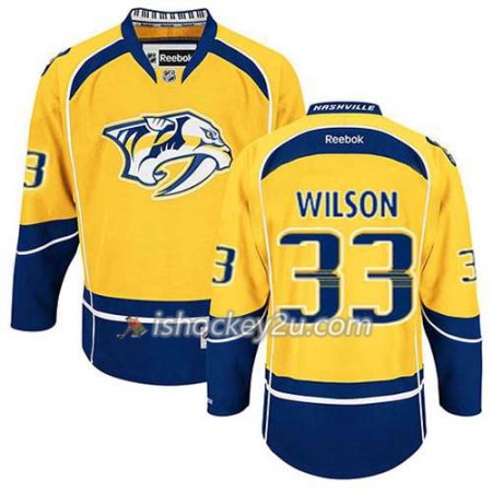 Reebok Mænd NHL Nashville Predators Trøje Colin Wilson #33 Hjemme Guld