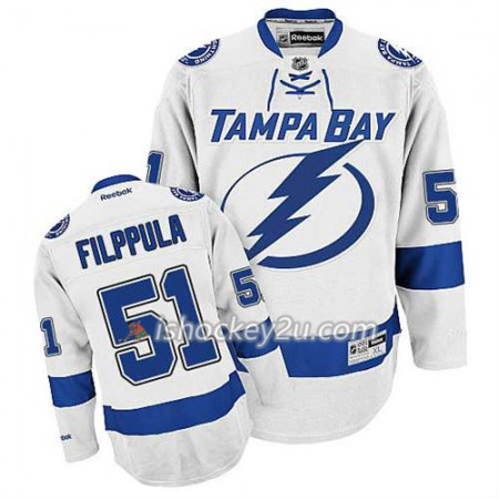 Reebok Mænd NHL Tampa Bay Lightning Trøje Valtteri Filppula #51 Udebane Hvid