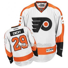 Reebok Mænd NHL Philadelphia Flyers Trøje Ray Emery #29 Udebane Hvid