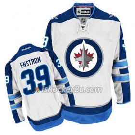 Reebok Mænd NHL Winnipeg Jets Trøje Tobias Enstrom #39 Udebane Hvid