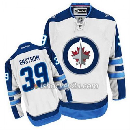 Reebok Mænd NHL Winnipeg Jets Trøje Tobias Enstrom #39 Udebane Hvid