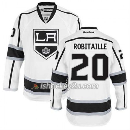 Reebok Mænd NHL Los Angeles Kings Trøje Luc Robitaille #20 Udebane Hvid