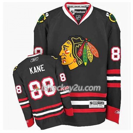 Reebok Dame NHL Chicago Blackhawks Trøje Patrick Kane #88 Premier Tredje Sort