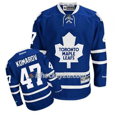 Reebok Mænd NHL Toronto Maple Leafs Trøje Leo Komarov #47 Hjemme Blå