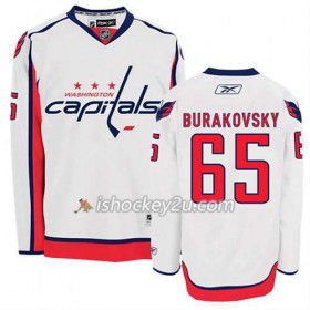 Reebok Mænd NHL Washington Capitals Trøje Andre Burakovsky #65 Udebane Hvid