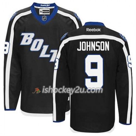 Reebok Mænd NHL Tampa Bay Lightning Trøje Tyler Johnson #9 Tredje Sort