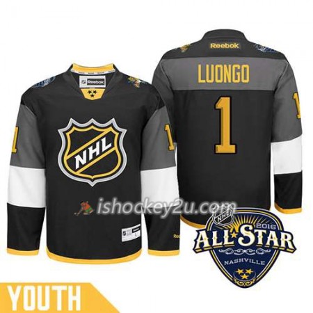 Børn NHL 2016 All-Star Florida Panthers Trøje Roberto Luongo #1 Sort