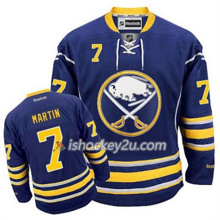 Reebok Mænd NHL Buffalo Sabres Trøje Rick Martin #7 Hjemme Blå