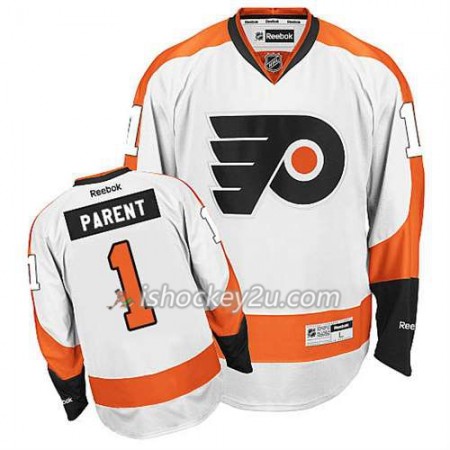 Reebok Mænd NHL Philadelphia Flyers Trøje Bernie Parent #1 Udebane Hvid