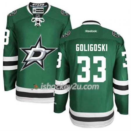 Reebok Mænd NHL Dallas Stars Trøje Alex Goligoski #33 Hjemme Grøn Reebok Mænd NHL Dallas Stars Trøje Alex Goligoski #33 Hjemme Grøn