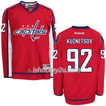 Reebok Mænd NHL Washington Capitals Trøje Evgeny Kuznetsov #92 Premier Hjemme Rød Reebok Mænd NHL Washington Capitals Trøje Evgeny Kuznetsov #92 Premier Hjemme Rød
