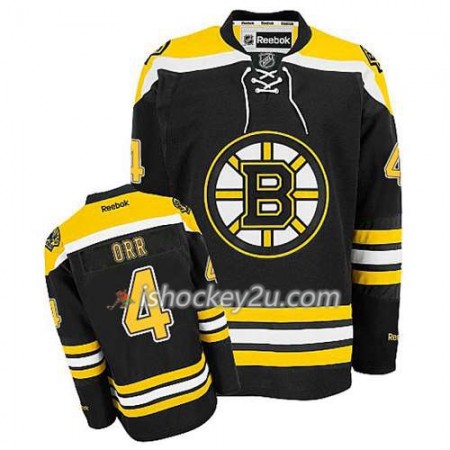 2015 Reebok Mænd NHL Boston Bruins Trøje Bobby Orr #4 Hjemme Sort