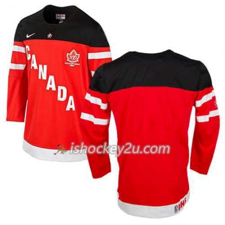 Reebok Mænd NHL Canada Team Trøje 100th Anniversary Sort Rød