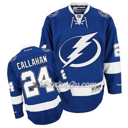 Reebok Mænd NHL Tampa Bay Lightning Trøje Ryan Callahan #24 Hjemme Blå Reebok Mænd NHL Tampa Bay Lightning Trøje Ryan Callahan #24 Hjemme Blå