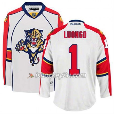 Reebok Mænd NHL Florida Panthers Trøje Roberto Luongo #1 Udebane Hvid