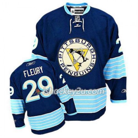 Reebok Mænd NHL Pittsburgh Penguins Trøje Marc-Andre Fleury 29 Tredje
