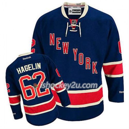 Reebok Mænd NHL New York Rangers Trøje Carl Hagelin #62 Tredje Blå
