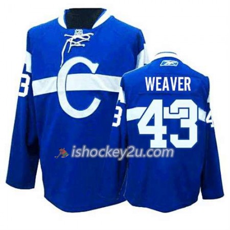 Reebok Mænd NHL Montreal Canadiens Trøje Mike Weaver #43 Tredje Blå