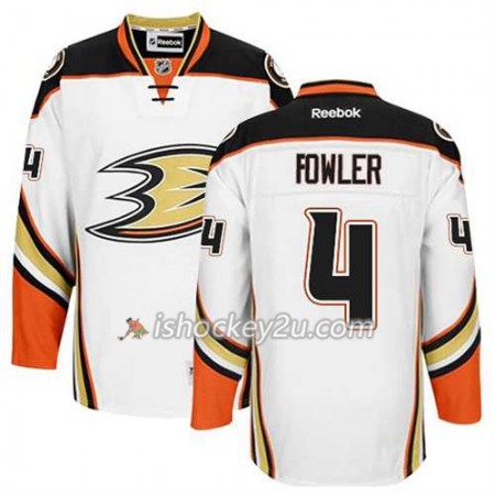 Reebok Mænd NHL Anaheim Ducks Trøje Cam Fowler #4 Udebane Hvid