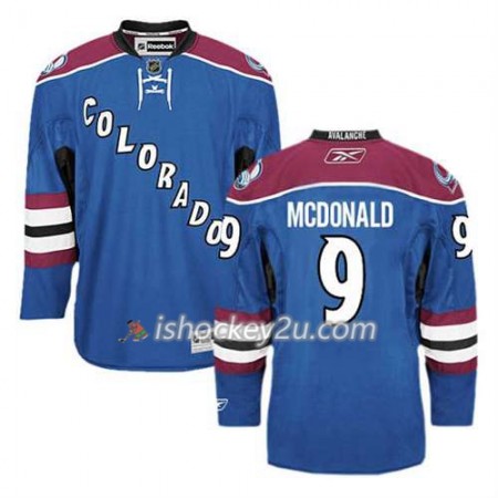 Reebok Mænd NHL Colorado Avalanche Trøje Lanny McDonald #9 Tredje Blå
