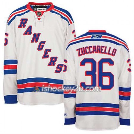 Reebok Mænd NHL New York Rangers Trøje Mats Zuccarello #36 Udebane Hvid