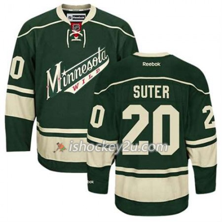 Reebok Mænd NHL Minnesota Wild Trøje Ryan Suter #20 Tredje Grøn