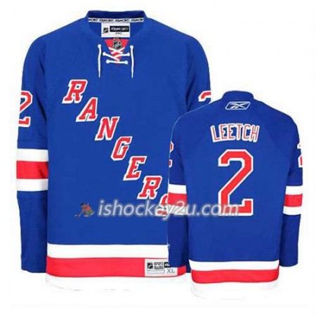 Reebok Mænd NHL New York Rangers Trøje Brian Leetch #2 Hjemme Blå Reebok Mænd NHL New York Rangers Trøje Brian Leetch #2 Hjemme Blå