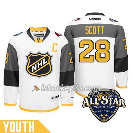 Børn NHL 2016 All-Star Montreal Canadiens Trøje John Scott #28 Hvid