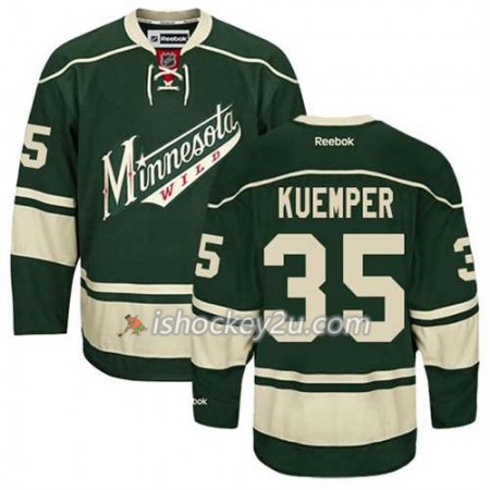 Reebok Mænd NHL Minnesota Wild Trøje Darcy Kuemper #35 Tredje Grøn