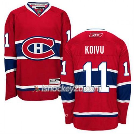 Reebok Mænd NHL Montreal Canadiens Trøje Saku Koivu #11 Hjemme Rød