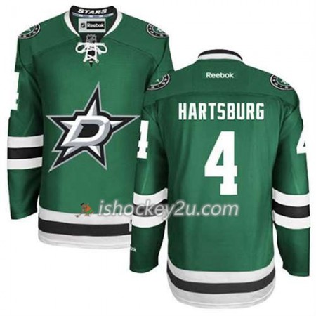 Reebok Mænd NHL Dallas Stars Trøje Craig Hartsburg #4 Hjemme Sort