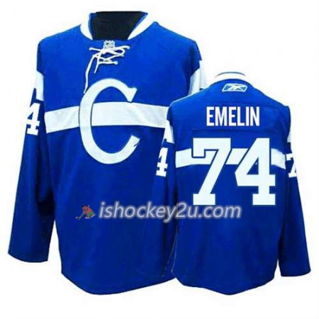 Reebok Mænd NHL Montreal Canadiens Trøje Alexei Emelin #74 Tredje Blå