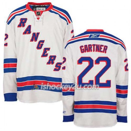 Reebok Mænd NHL New York Rangers Trøje Mike Gartner #22 Udebane Hvid