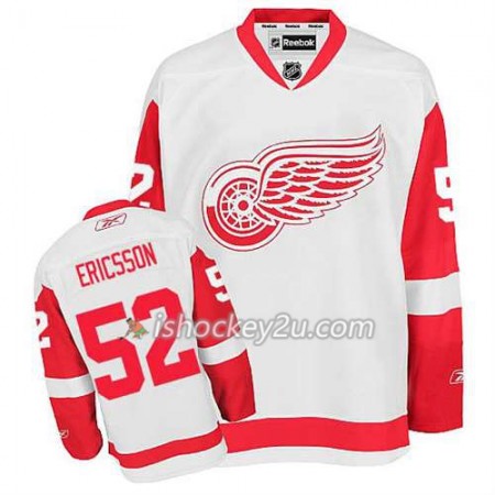 Reebok Mænd NHL Detroit Red Wings Trøje Jonathan Ericsson #52 Udebane Hvid