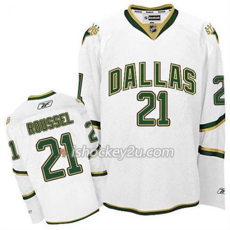Reebok Mænd NHL Dallas Stars Trøje Antoine Roussel #21 Tredje Hvid