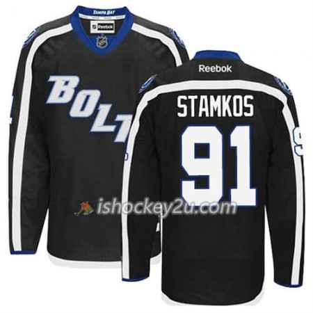 Reebok Mænd NHL Tampa Bay Lightning Trøje Steven Stamkos #91 Tredje Sort