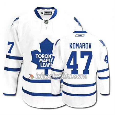 Reebok Mænd NHL Toronto Maple Leafs Trøje Leo Komarov #47 Udebane Hvid