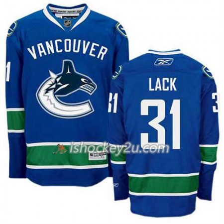 Reebok Mænd NHL Vancouver Canucks Trøje Eddie Lack #31 Hjemme Blå
