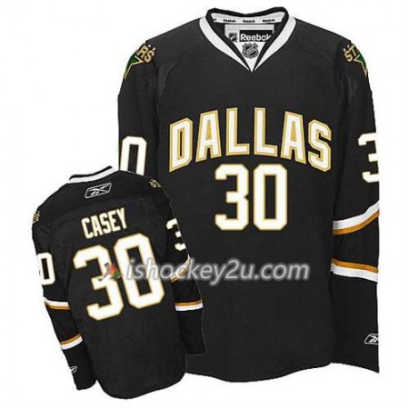 Reebok Mænd NHL Dallas Stars Trøje Jon Casey #30 Premier Sort