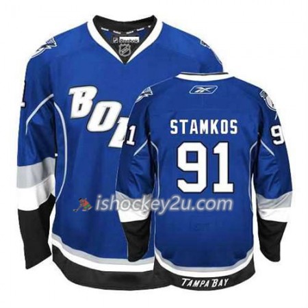 Reebok Mænd NHL Tampa Bay Lightning Trøje Steven Stamkos #91 Tredje Blå
