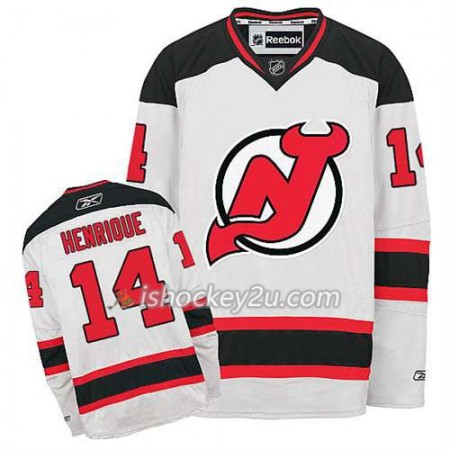 Reebok Mænd NHL New Jersey Devils Trøje Adam Henrique #14 Udebane Hvid