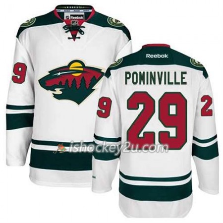 Reebok Mænd NHL Minnesota Wild Trøje Jason Pominville #29 Udebane Hvid Reebok Mænd NHL Minnesota Wild Trøje Jason Pominville #29 Udebane Hvid