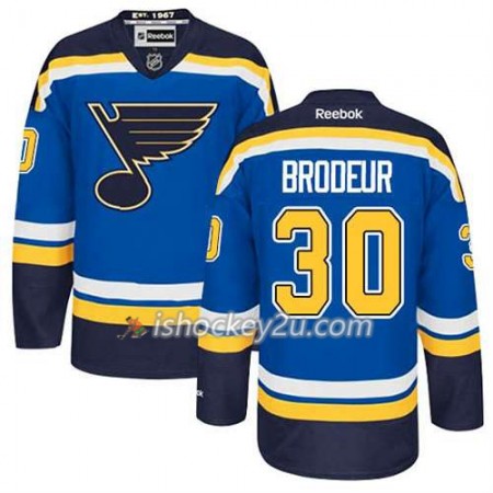 Reebok Mænd NHL St. Louis Blues Trøje Martin Brodeur #30 Hjemme Blå