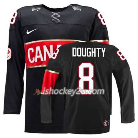 Børn NHL Canada Team Trøje Drew Doughty #8 Tredje Sort