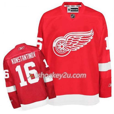 Reebok Mænd NHL Detroit Red Wings Trøje Wladimir Konstantinov #16 Hjemme Rød