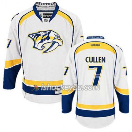 Reebok Mænd NHL Nashville Predators Trøje Matt Cullen #7 Udebane Hvid