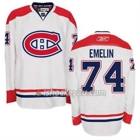 Reebok Mænd NHL Montreal Canadiens Trøje Alexei Emelin #74 Udebane Hvid