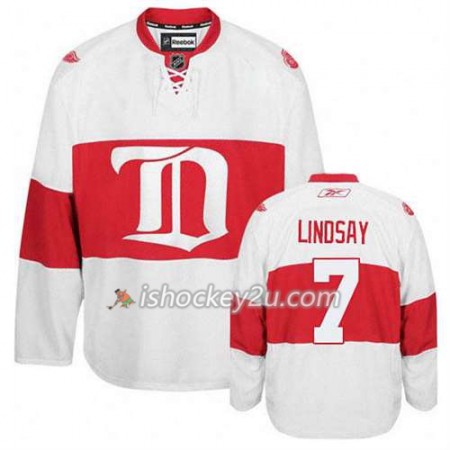 Reebok Mænd NHL Detroit Red Wings Trøje Ted Lindsay #7 Tredje Hvid