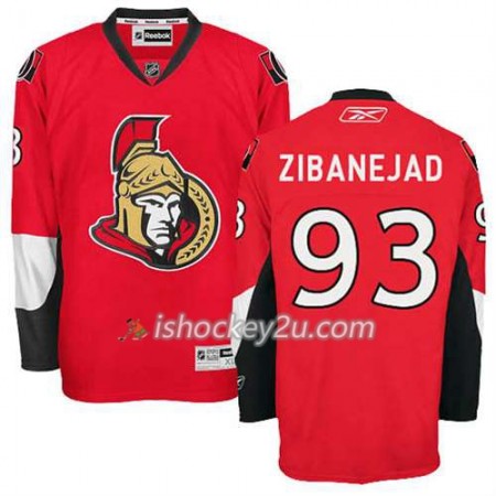 Reebok Mænd NHL Ottawa Senators Trøje Mika Zibanejad #93 Hjemme Rød