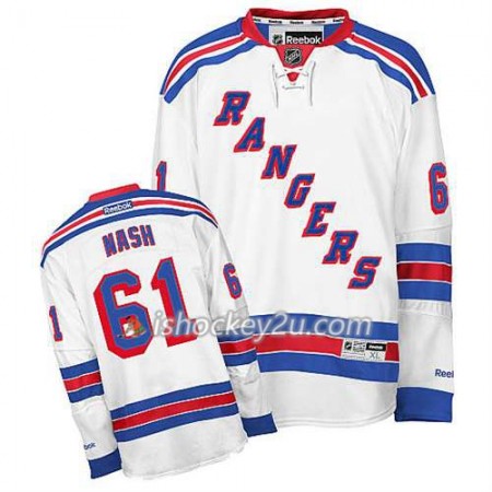 Reebok Mænd NHL New York Rangers Trøje Rick Nash #61 Udebane Hvid